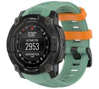 Maucoray Correa de reloj para Garmin Instinct 3 AMOLED/SOLAR 45 mm/50 mm, correa de silicona suave deportiva transpirable de repuesto para reloj Baracelet, 45MM, Silicona, No es una piedra preciosa