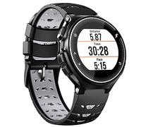 Maucoray Correa deportiva de silicona para muñeca, accesorios de repuesto compatibles con Garmin Forerunner 220/230/235/620/630/735XT, correa Approach S20/S5/S6, Silicona