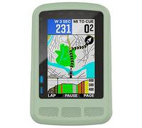 Maucoray Funda protectora compatible con computadora de ciclismo Wahoo ELEMNT ROAM V1(WFCC4), silicona suave para bicicleta, protector GPS (verde)
