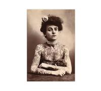Maud Stevens Wagner Original 1907 - Lienzo decorativo para pared, diseño de mujer tatuada de 1907, impresión moderna para dormitorio, sin marco, 40 x 60 cm
