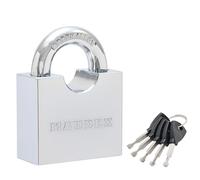 Maudex® RPB45 Candado de seguridad con 5 llaves, Arco endurecido resistente a cortes de 9 mm, Resistente a la intemperie, Candados de llave para casilleros de gimnasios, Cobertizo, Puerta, Garaje