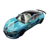Mauetas de fundición a presión 1:24 For Modelo Coche Superdeportivo Xiaomi Su7 Juego Modelos Coche Aleación con Simulación Cola Flor Coche Colección Coleccionables(SU7 Blue)