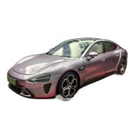 Mauetas de fundición a presión 1:24 For Modelo Coche Superdeportivo Xiaomi Su7 Juego Modelos Coche Aleación con Simulación Cola Flor Coche Colección Coleccionables(SU7 Purple)