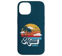 Maui Beach Hawaii Vintage Surf Throwback 80s Graphic Carcasa para iPhone 14