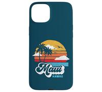 Maui Beach Hawaii Vintage Surf Throwback 80s Graphic Carcasa para iPhone 15 Plus