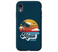 Maui Beach Hawaii Vintage Surf Throwback 80s Graphic Carcasa para iPhone XR
