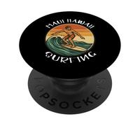 Maui Beach Hawaii Vintage Surfer - Maui Hawaii Surfing PopSockets PopGrip Adhesivo