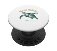 Maui Hawaii Beach Recuerdo Regalos Lahaina Baby Beach Maui PopSockets PopGrip Adhesivo