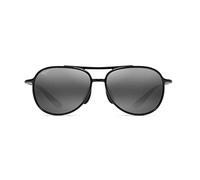 MAUI JIM Alelele Bridge Gafas, Black Gloss, 61-14-145 Unisex Adulto