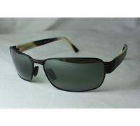Maui Jim BLACK CORAL MJ0249S-001 Gafas De Sol Polarizadas Gris Negro Mate Negro