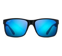 Maui Jim Red Sands Gafas, Matte Black, 60-17-145 Unisex Adulto