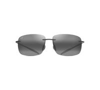 MAUI JIM BREAKWALL Trans Gafas, Shiny Transparent Light Grey, 64-12-135 Unisex Adulto