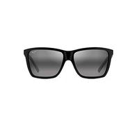 MAUI JIM Cruzem Gafas, Black Gloss, 57-15-140 Unisex Adulto