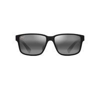 MAUI JIM Kuniahi AF Sunglasses, Matte Black, 58-16-145 Unisex