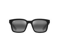 MAUI JIM Opiopio AF Gafas, Matte Black w/INT Wht Grad Eff, 54-20-145 Unisex Adulto