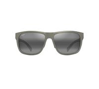 MAUI JIM Puakea Gafas, Matte Greyish-Green, 57-16-145 Unisex Adulto