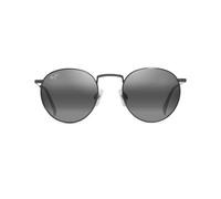 MAUI JIM Pukaua Gafas, Shiny Dark Ruthenium, 50-21-145 Unisex Adulto