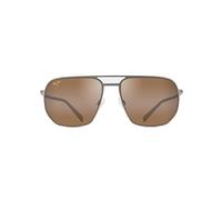 Maui Jim Sharks Cove Gafas, Satin Sepia, 55-17-145 Unisex Adulto