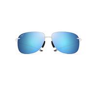 MAUI JIM Hikina Gafas, Crystal Matte, 62-14-145 Unisex Adulto