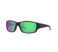 Maui Jim Hombre Sunglass Local Kine - Color del Marco: Negro y verde, Color de la Lente: MAUI GreenU+00AD Mirror Polarized