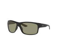 Maui Jim Hombre Sunglass Southern Cross - Color del Marco: Negro Brillante, Color de la Lente: Polarizadas verde degradado