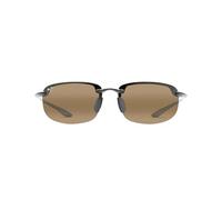 Maui Jim Hookipa Gafas, Gloss Black, 64-14-145 Unisex Adulto