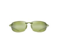 MAUI JIM Hookipa Gafas, Shiny Transparent Light Green, 64-14-140 Unisex Adulto