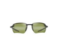 Maui Jim Hookipa Ultra G - Gafas de sol rectangulares, Negro mate/polarizado Maui Ht, Medium