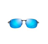 Maui Jim Hookipa Xlarge Gafas, Translucent Grey, 68-14-145 Unisex Adulto