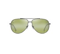 MAUI JIM Hauoli Gafas, Shiny Dark Ruthenium, 59-12-145 Unisex Adulto