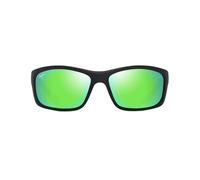 Maui Jim Kanaio Coast Gafas, Matte Black/Green, 61-16-130 Unisex Adulto