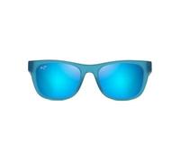 Maui Jim Kaulike Sunglasses, Matte Trans Blue, 53-19-145 Unisex Adulto