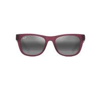 Maui Jim Kaulike Sunglasses, Matte Transparent Fuchsia, 53-19-145 Unisex Adulto