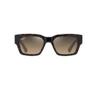 MAUI JIM Kenui Gafas, Shiny Dark Havana w/Trans Yllw, 53-18-145 Unisex Adulto