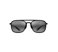 Maui Jim Keokea Gafas, Black, 55-19-150 Unisex Adulto