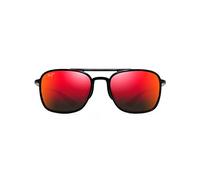 Maui Jim Keokea Gafas, Red/Black Tortoise, 55-19-150 Unisex Adulto