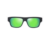 Maui Jim Kokua Gafas, Matte Black W/Gradient Effect, 54-16-140 Unisex Adulto