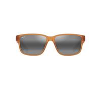 MAUI JIM Kuniahi AF Sunglasses, Matte Transparent Orange, 58-16-145 Unisex
