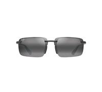 MAUI JIM Laulima AF Gafas, Matte Black, 61-14-140 Unisex Adulto