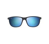 MAUI JIM Lele Kawa Gafas, Dark Navy Stripe, 58-16-145 Unisex Adulto