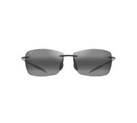 MAUI JIM Lighthouse Trans Gafas, Shiny Transparent Light Grey, 63-12-135 Unisex Adulto