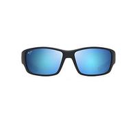 Maui Jim Local Kine Gafas, Soft Black/Sea Blue/Grey, 62-15-125 Unisex Adulto
