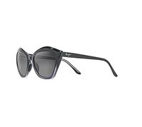 MAUI JIM Lotus Gafas, Gloss Black Fade, 56-19-140 Unisex Adulto