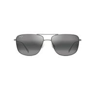 Maui Jim Mikioi Gafas, Matte Titanium, 56-16-140 Unisex Adulto