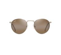 MAUI JIM Pukaua Gafas, Shiny Light Gold w/Yellow, 50-21-145 Unisex Adulto