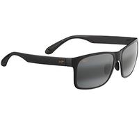 Maui Jim Red Sands Gafas, Matte Black, 60-17-145 Unisex Adulto