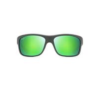 Maui Jim Southern Cross Gafas, Soft Matte Khaki/Brown/Black, 63-15-120 Unisex Adulto