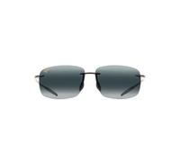 Maui Jim BREAKWALL Gafas, Gloss Black, 63/13/127 Unisex Adultos