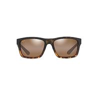 MAUI JIM The Flats Gafas, Black w/Tortoise Lower Rim, 57-18-135 Unisex Adulto