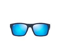 MAUI JIM The Flats Gafas, Navy w/Light Blue INT, 57-18-135 Unisex Adulto